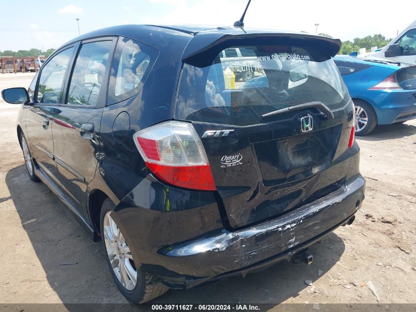 2009 Honda Fit Sport VIN: JHMGE88449S002498 Lot: 39711627