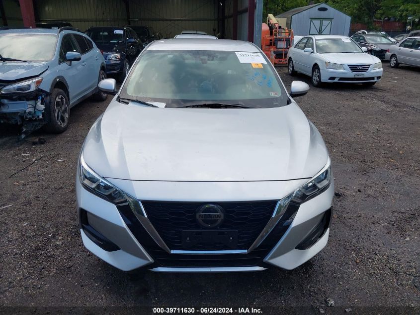 2021 Nissan Sentra S Xtronic Cvt VIN: 3N1AB8BV9MY282644 Lot: 39711630