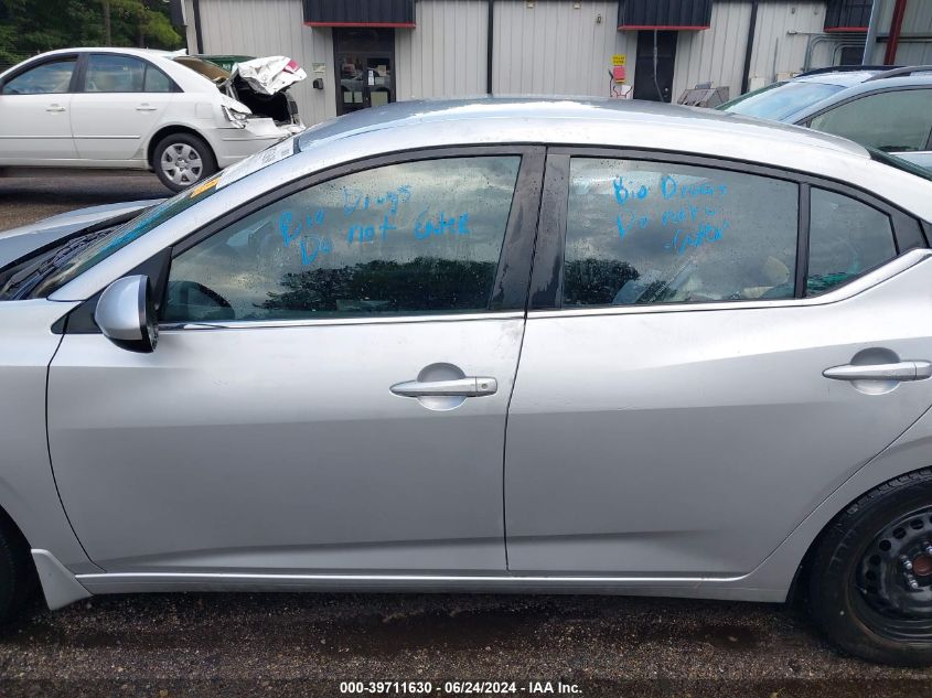 2021 Nissan Sentra S Xtronic Cvt VIN: 3N1AB8BV9MY282644 Lot: 39711630