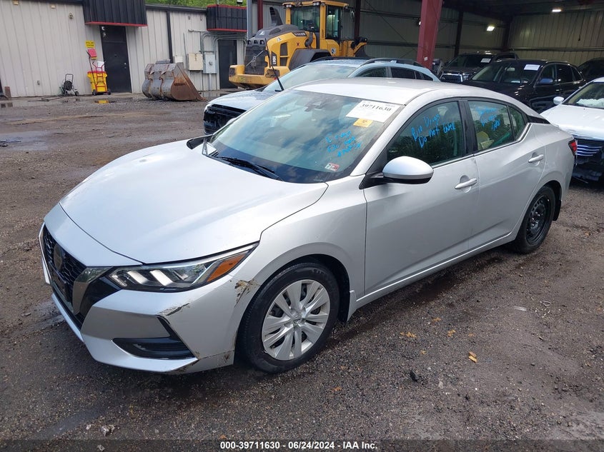 2021 Nissan Sentra S Xtronic Cvt VIN: 3N1AB8BV9MY282644 Lot: 39711630