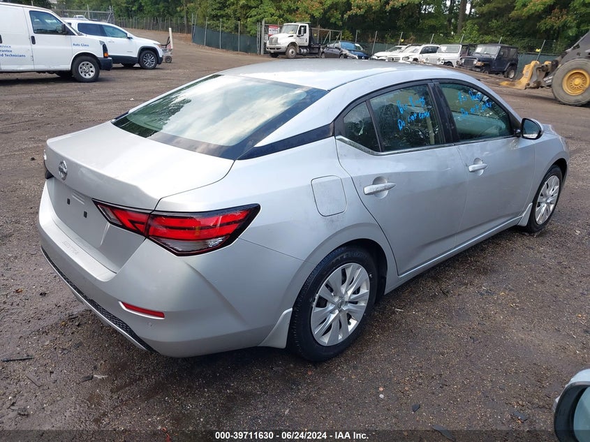 2021 Nissan Sentra S Xtronic Cvt VIN: 3N1AB8BV9MY282644 Lot: 39711630