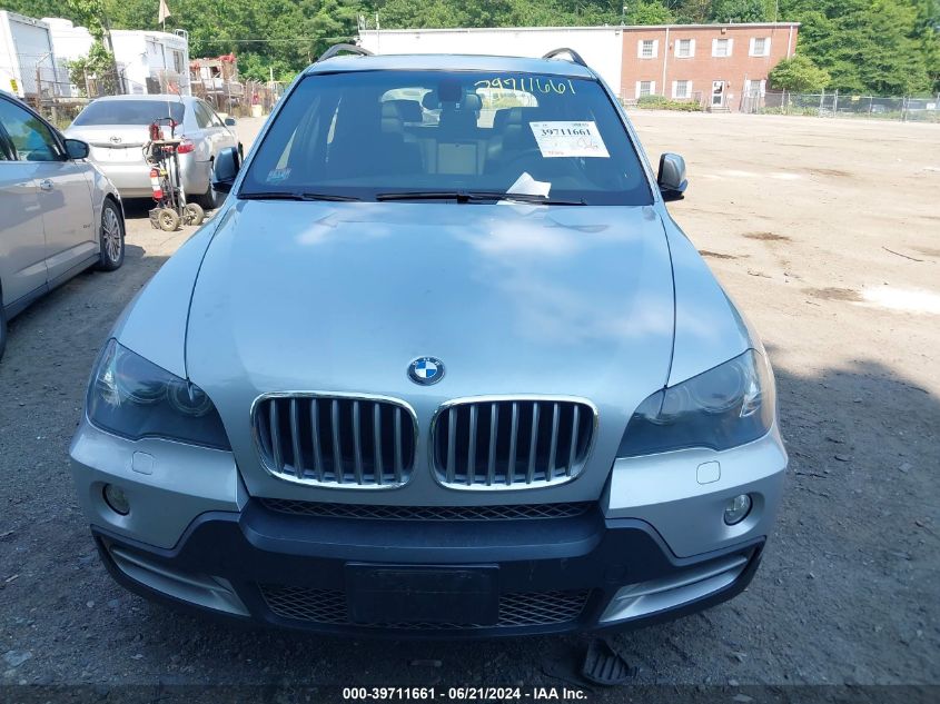 2007 BMW X5 4.8I VIN: 5UXFE83527LZ39871 Lot: 39711661