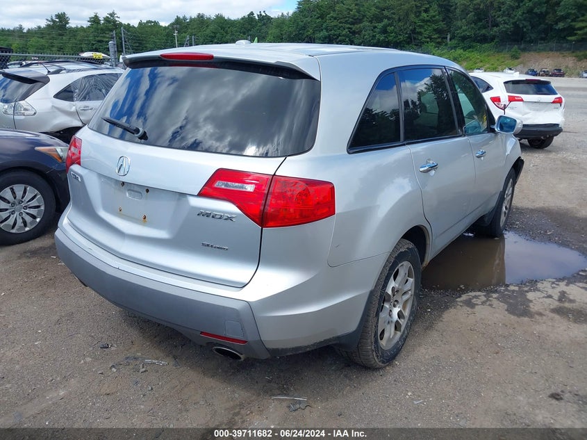 2007 Acura Mdx VIN: 2HNYD28257H548262 Lot: 39711682