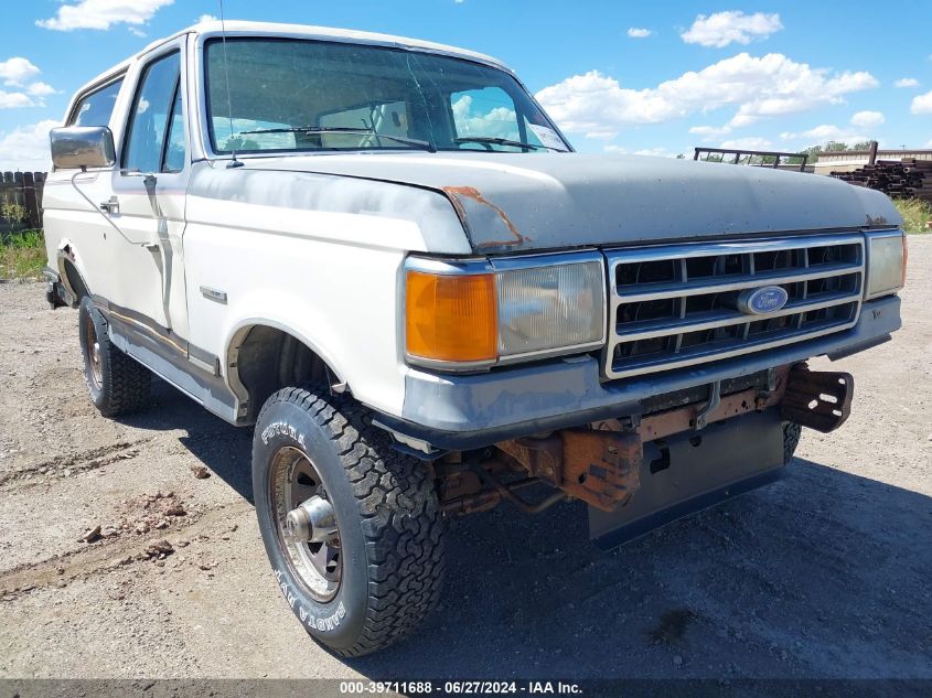 1991 Ford Bronco U100 VIN: 1FMEU15H5MLA72407 Lot: 39711688