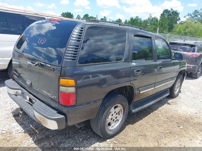 2005 Chevrolet Tahoe Ls VIN: 1GNEC13V55J196133 Lot: 39711690