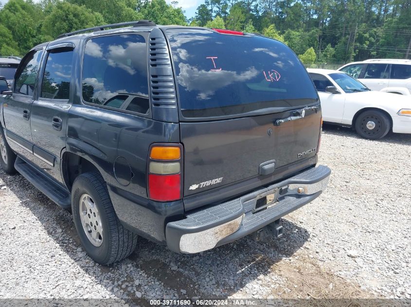 2005 Chevrolet Tahoe Ls VIN: 1GNEC13V55J196133 Lot: 39711690