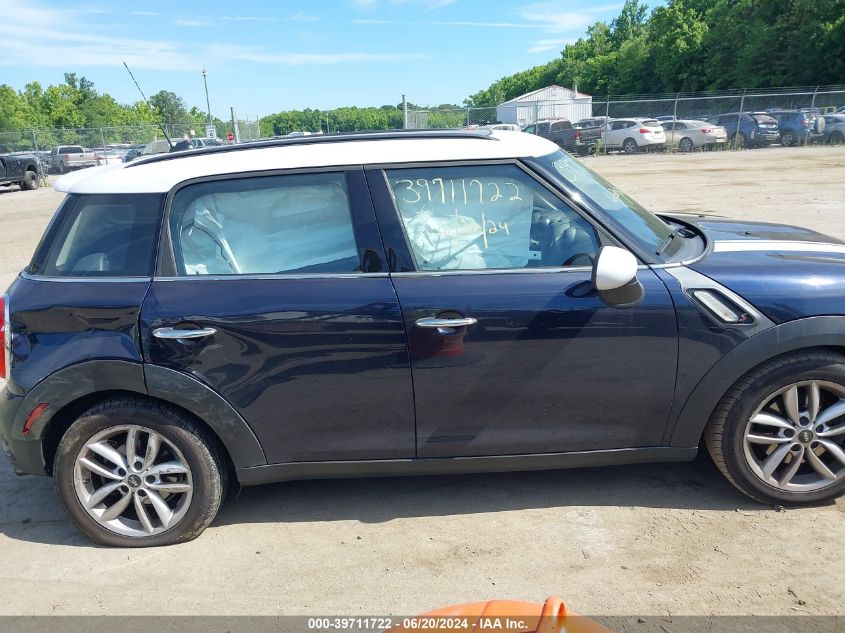 2012 Mini Cooper S Countryman VIN: WMWZC3C55CWL86050 Lot: 39711722