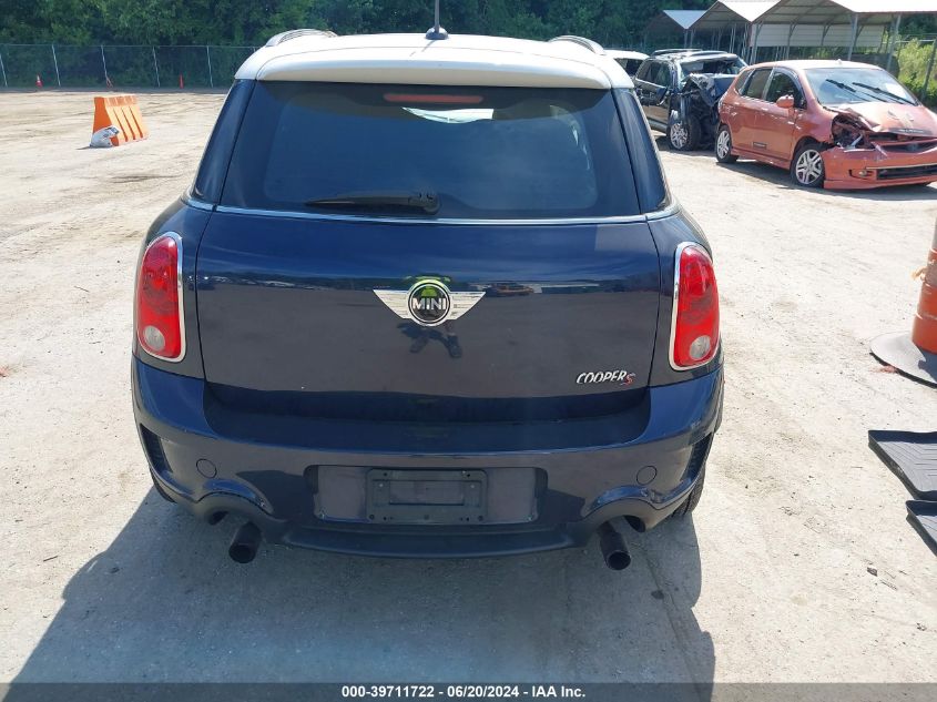 2012 Mini Cooper S Countryman VIN: WMWZC3C55CWL86050 Lot: 39711722