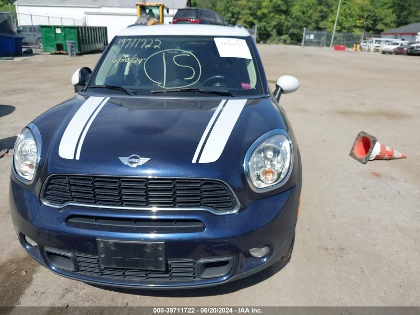 2012 Mini Cooper S Countryman VIN: WMWZC3C55CWL86050 Lot: 39711722
