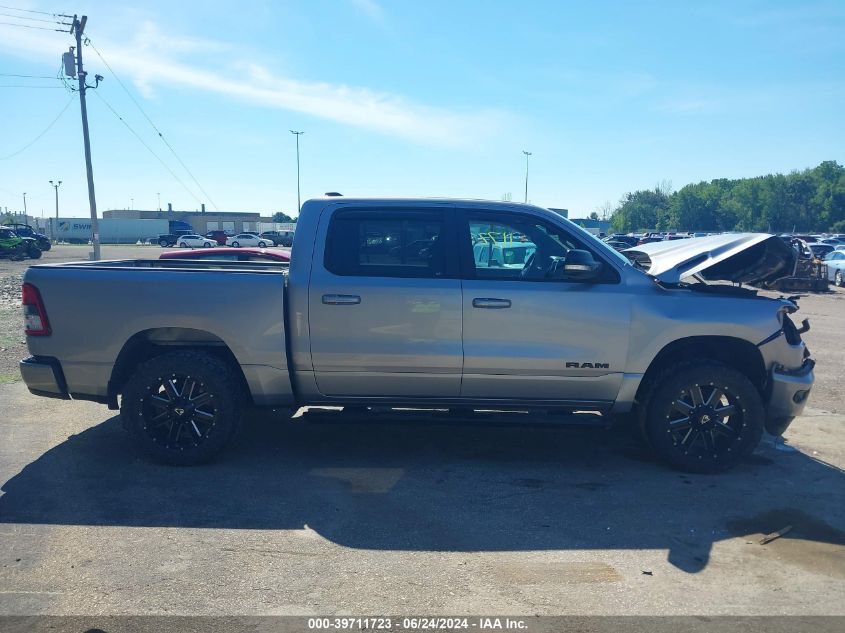 2022 Ram 1500 Big Horn 4X4 5'7 Box VIN: 1C6SRFFT5NN287775 Lot: 39711723