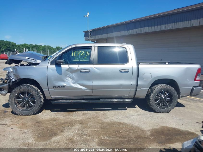 2022 Ram 1500 Big Horn 4X4 5'7 Box VIN: 1C6SRFFT5NN287775 Lot: 39711723