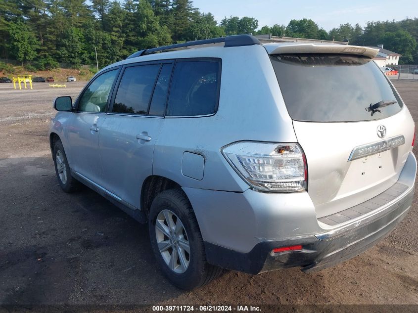 2011 Toyota Highlander Se VIN: 5TDBK3EH0BS047094 Lot: 39711724