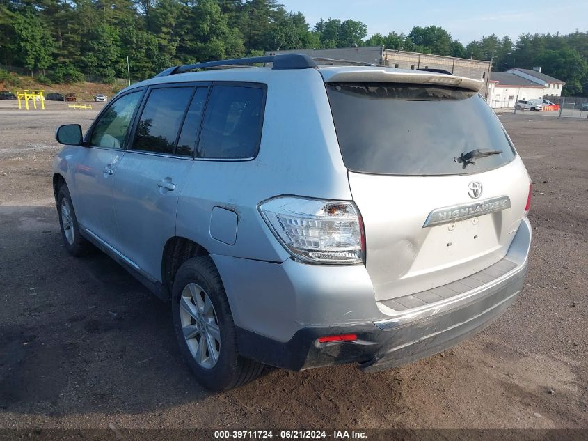 2011 Toyota Highlander Se VIN: 5TDBK3EH0BS047094 Lot: 39711724