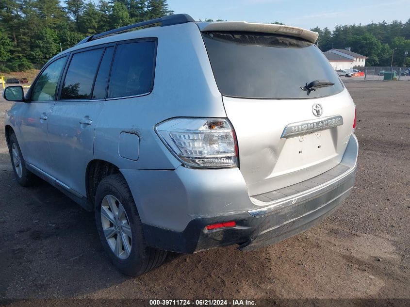 2011 Toyota Highlander Se VIN: 5TDBK3EH0BS047094 Lot: 39711724