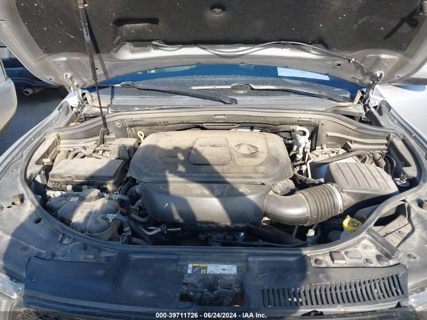 2020 Dodge Durango Gt Plus Awd VIN: 1C4RDJDG7LC261167 Lot: 39711726