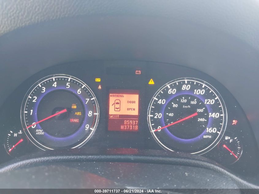 2009 Infiniti G37 VIN: JNKCV66E49M725139 Lot: 39711737