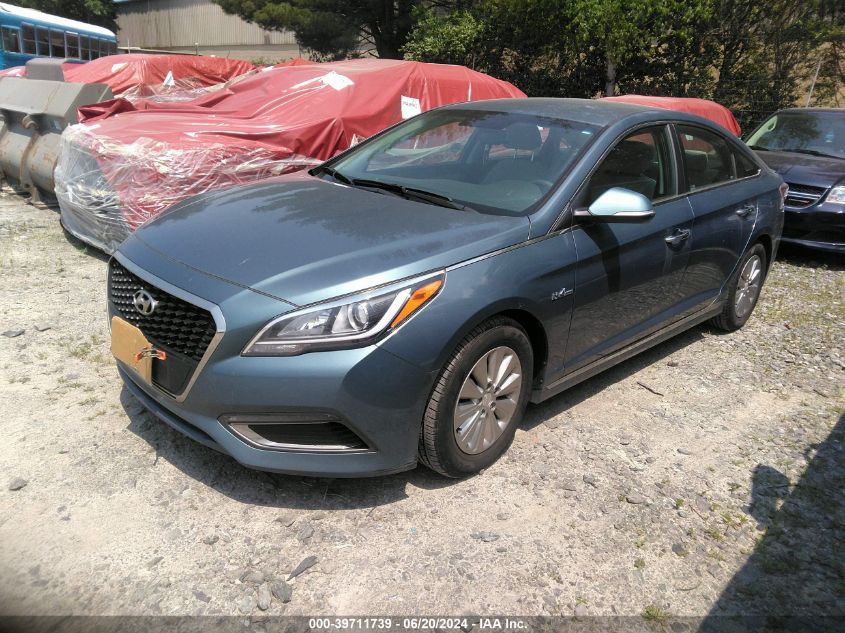 2016 Hyundai Sonata Hybrid Se VIN: KMHE24L18GA039723 Lot: 39711739