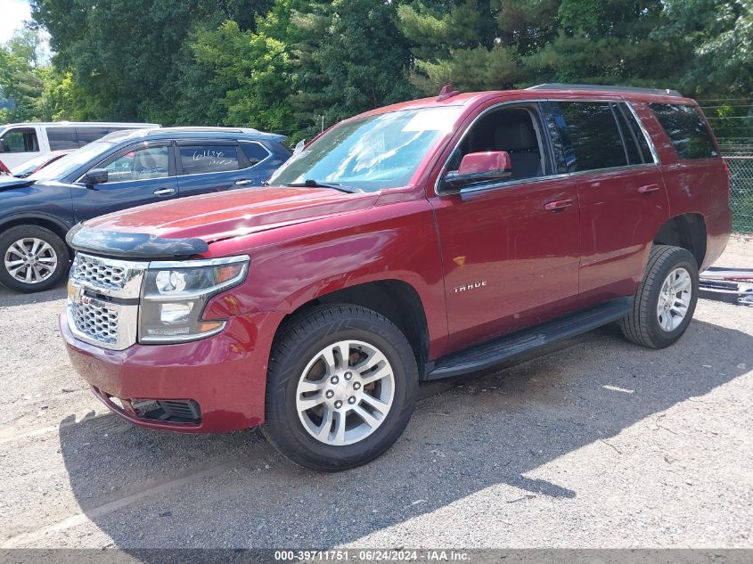 2018 Chevrolet Tahoe Ls VIN: 1GNSKAKC8JR277984 Lot: 39711751