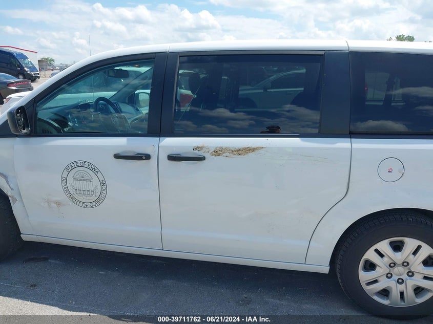 2019 DODGE GRAND CARAVAN SE - 2C4RDGBG3KR780681