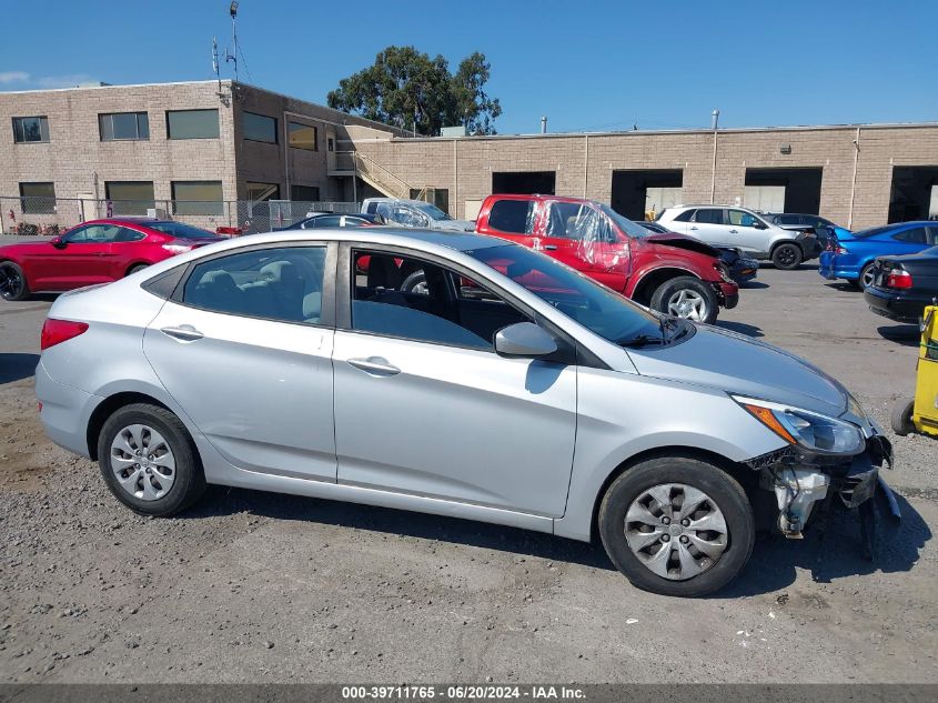 2016 Hyundai Accent Se VIN: KMHCT4AE0GU143308 Lot: 39711765