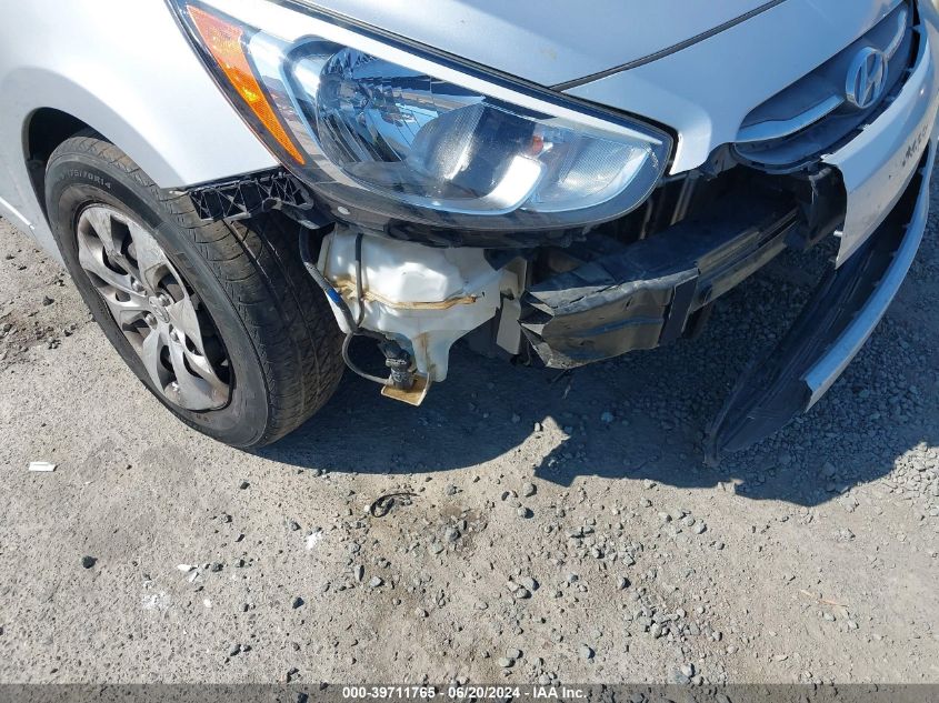 2016 Hyundai Accent Se VIN: KMHCT4AE0GU143308 Lot: 39711765