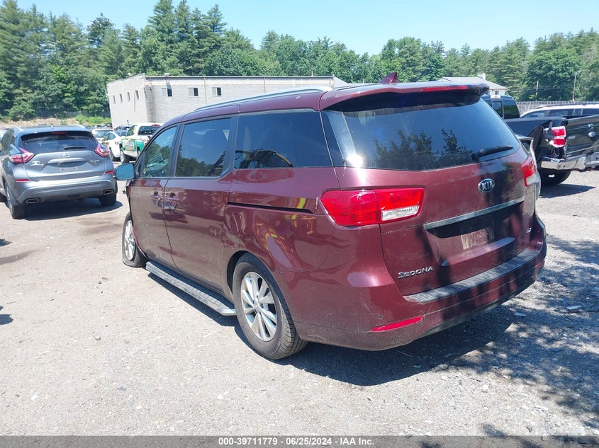2016 Kia Sedona Lx VIN: KNDMB5C19G6083268 Lot: 39711779