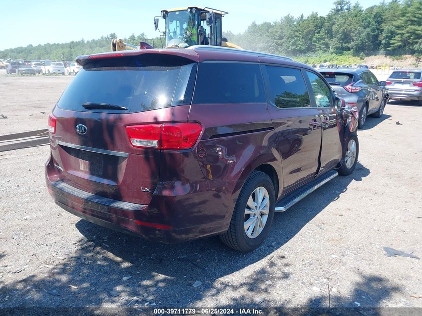 2016 Kia Sedona Lx VIN: KNDMB5C19G6083268 Lot: 39711779