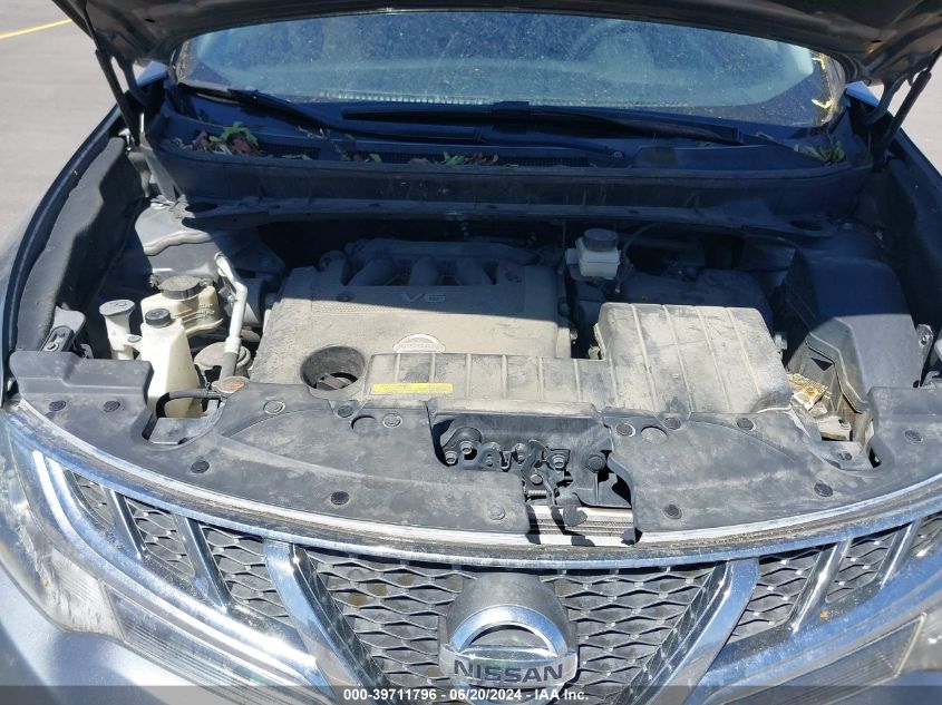 2013 Nissan Murano S VIN: JN8AZ1MW4DW318127 Lot: 39711796