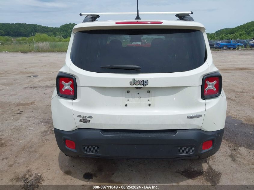 2017 Jeep Renegade Latitude 4X4 VIN: ZACCJBBB2HPG62043 Lot: 39711849