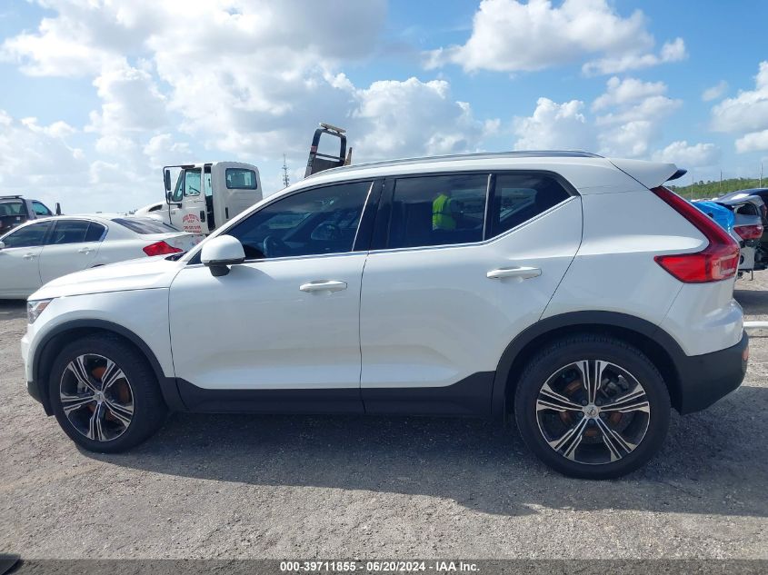 2022 Volvo Xc40 T4 Inscription VIN: YV4AC2HL4N2782799 Lot: 39711855