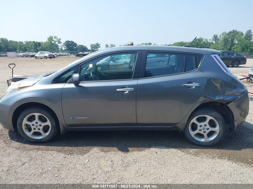 2014 Nissan Leaf Sv VIN: 1N4AZ0CP9EC332114 Lot: 39711857