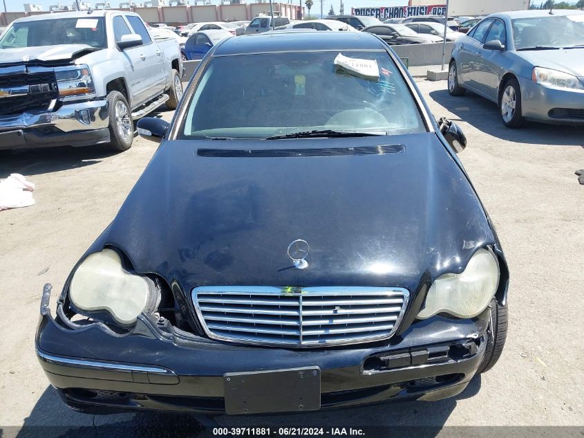 2003 Mercedes-Benz C-Class 2.6L VIN: WDBRF61J73F376694 Lot: 39711881