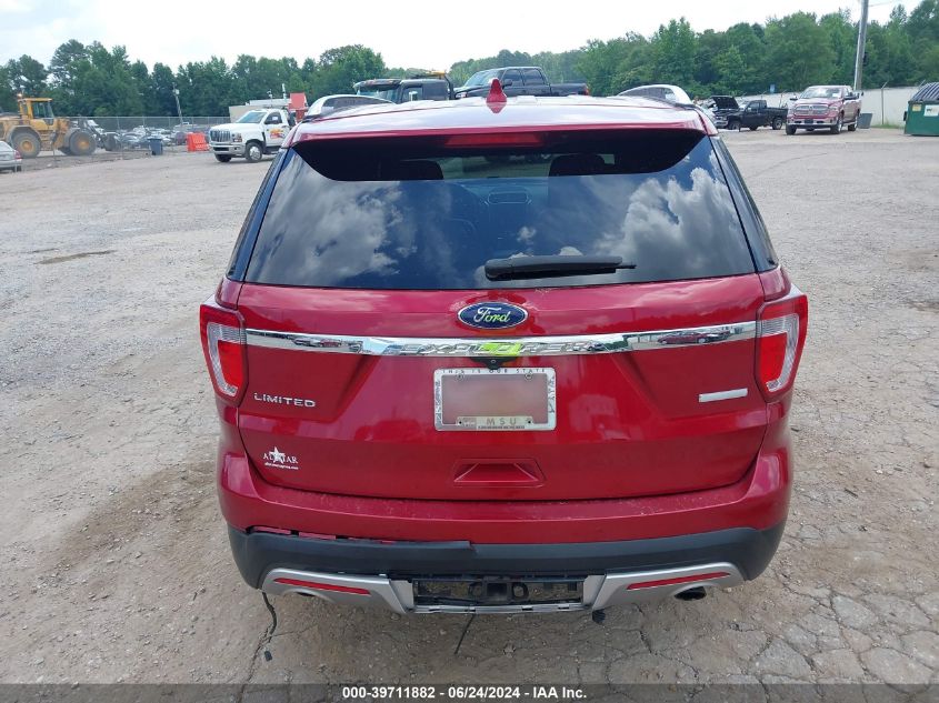 2016 Ford Explorer Limited VIN: 1FM5K7FH4GGB92011 Lot: 39711882