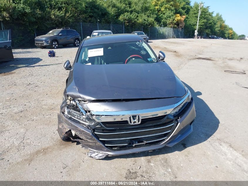 2021 Honda Accord Lx VIN: 1HGCV1F1XMA018415 Lot: 39711884