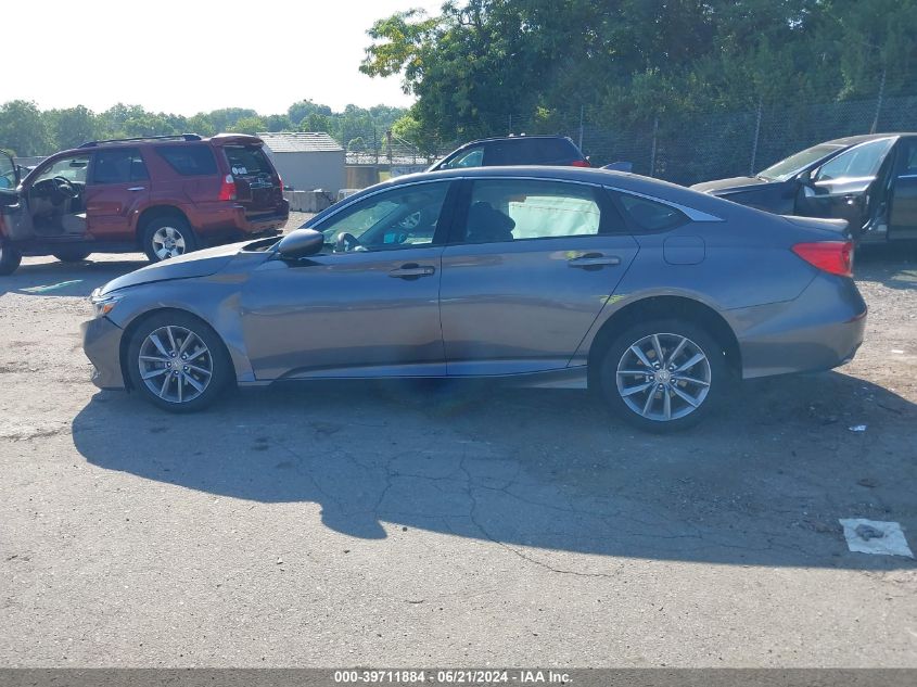 2021 Honda Accord Lx VIN: 1HGCV1F1XMA018415 Lot: 39711884