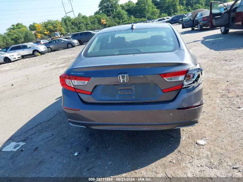 2021 Honda Accord Lx VIN: 1HGCV1F1XMA018415 Lot: 39711884