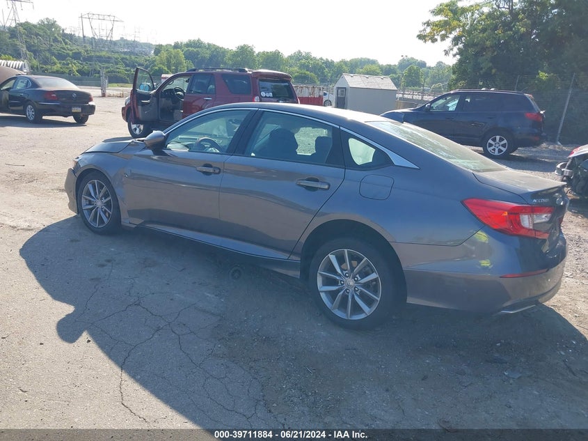 VIN 1HGCV1F1XMA018415 2021 HONDA ACCORD LX