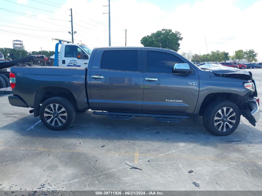 2018 Toyota Tundra Limited 5.7L V8 VIN: 5TFFY5F1XJX237782 Lot: 39711926