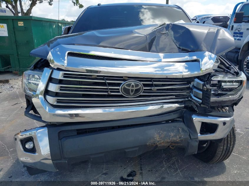 2018 Toyota Tundra Limited 5.7L V8 VIN: 5TFFY5F1XJX237782 Lot: 39711926