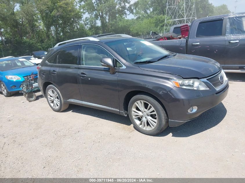 2010 Lexus Rx 450H VIN: JTJBC1BA5A2412056 Lot: 39711945