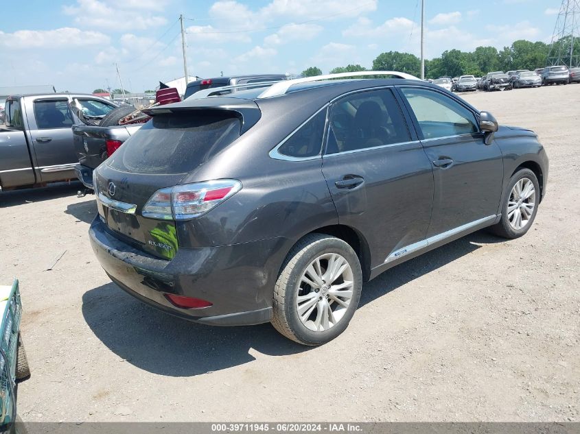 2010 Lexus Rx 450H VIN: JTJBC1BA5A2412056 Lot: 39711945