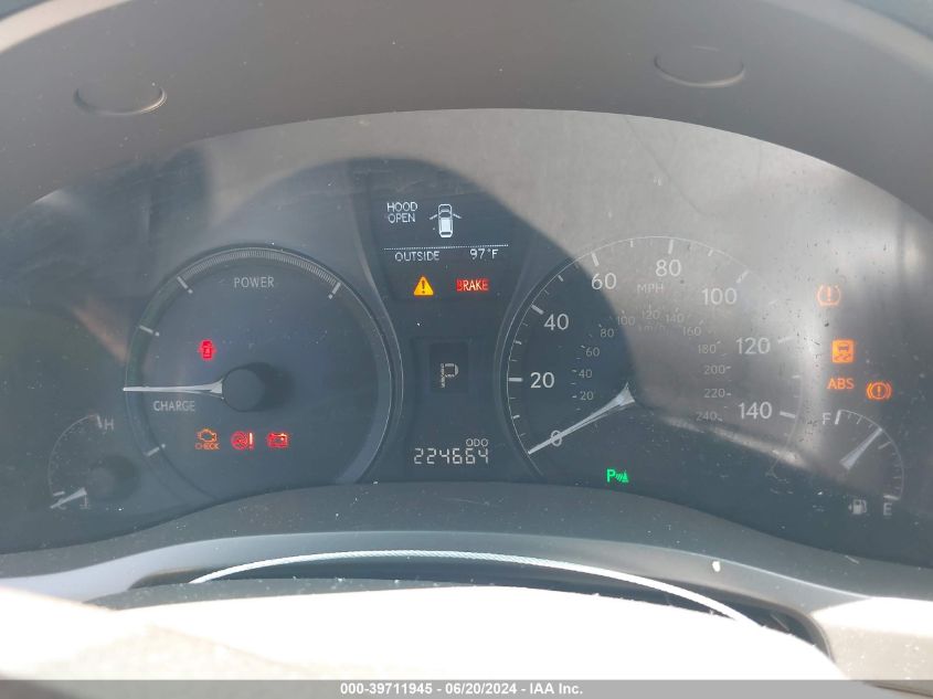 2010 Lexus Rx 450H VIN: JTJBC1BA5A2412056 Lot: 39711945