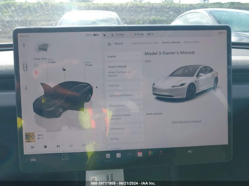 2024 TESLA MODEL 3 - 5YJ3E1EA7RF749379