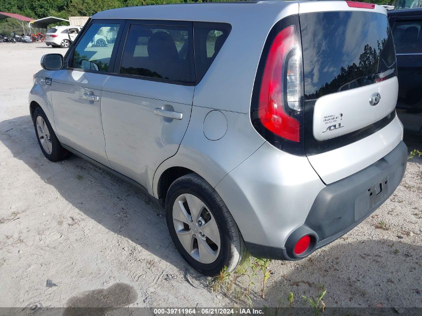 KNDJN2A29F7749655 | 2015 KIA SOUL