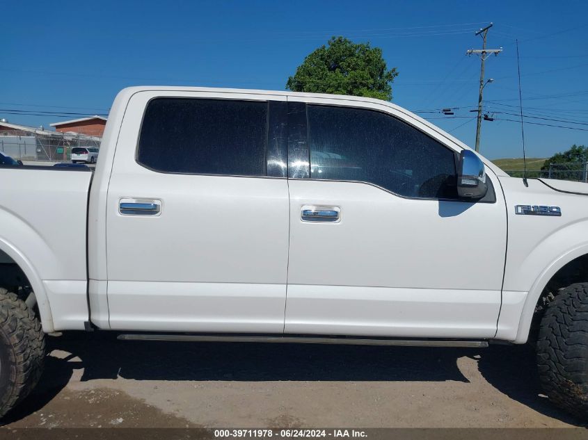 2016 Ford F-150 Platinum VIN: 1FTEW1EF6GFA99261 Lot: 39711978