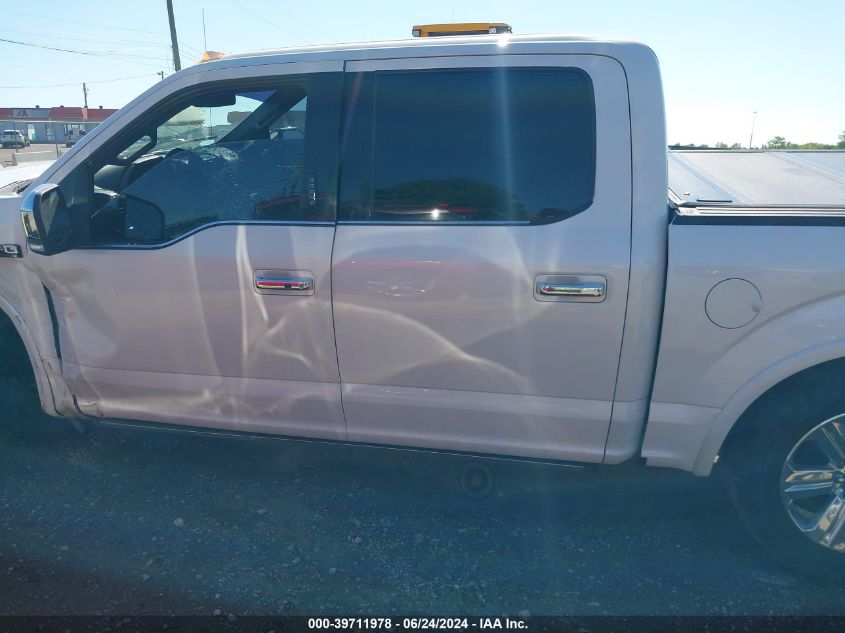 2016 Ford F-150 Platinum VIN: 1FTEW1EF6GFA99261 Lot: 39711978