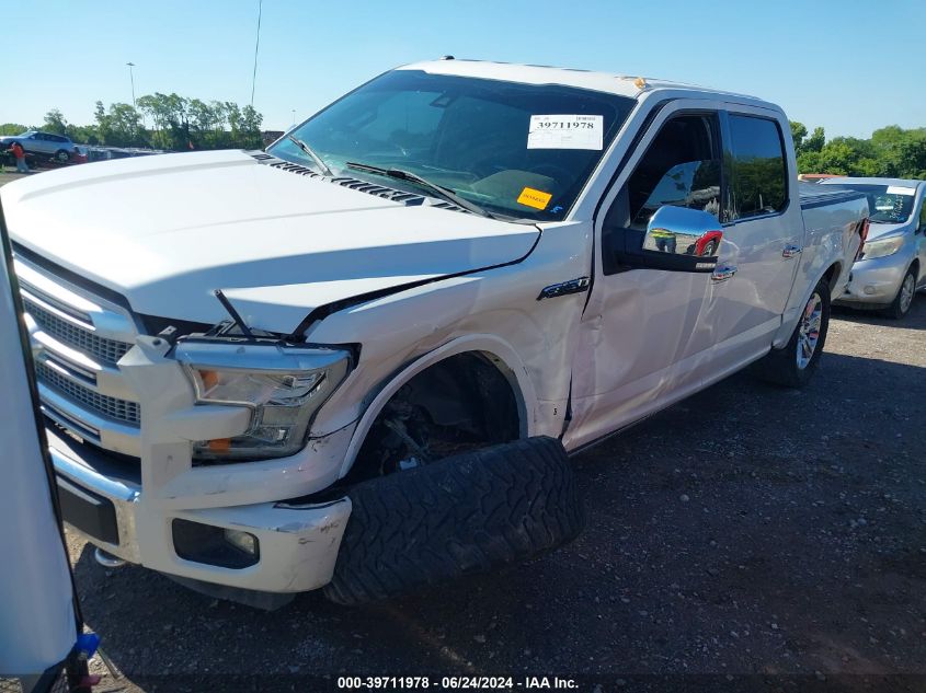 2016 Ford F-150 Platinum VIN: 1FTEW1EF6GFA99261 Lot: 39711978