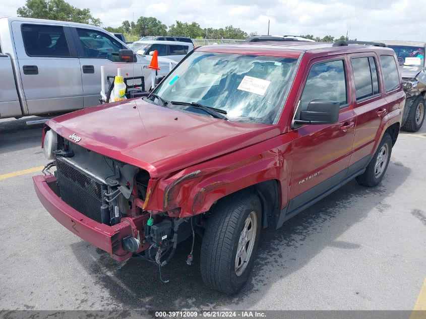 2016 Jeep Patriot Sport VIN: 1C4NJPBA7GD524945 Lot: 39712009