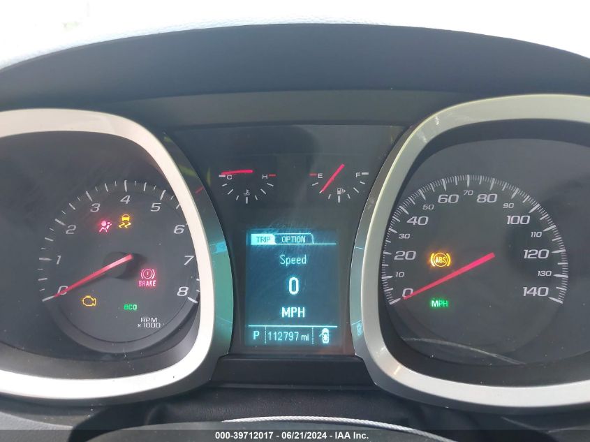 2015 Chevrolet Equinox Lt VIN: 2GNALBEK8F1177918 Lot: 39712017