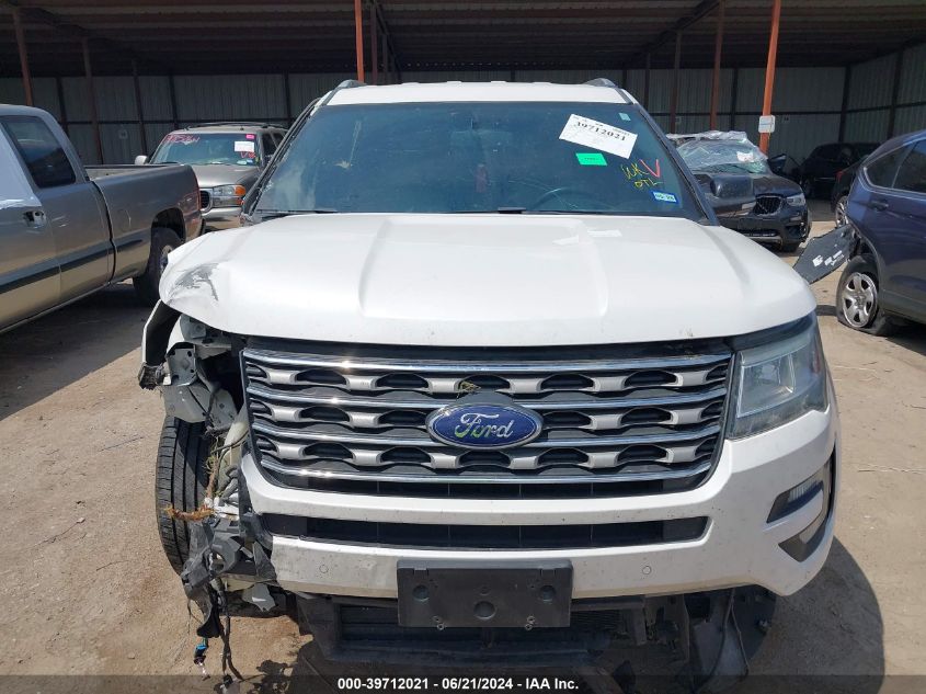 2016 Ford Explorer Xlt VIN: 1FM5K7D87GGC58036 Lot: 39712021